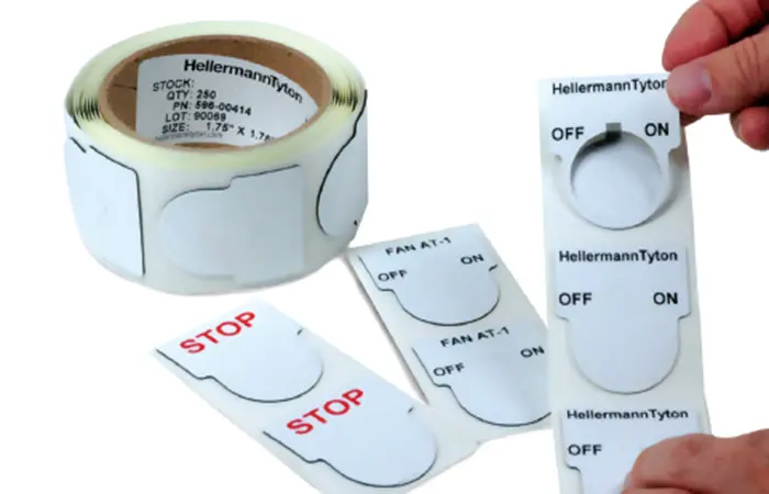 Foam Nameplate Labels