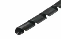 PE SPIRAL WRAP 1/2" BLACK