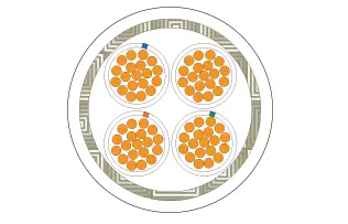 8/4 COND, SHIELDED CABLE