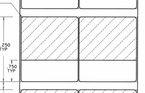 596-00002, THERMAL TRANSFER LABELS, SELF-LAMINATING, 2.0