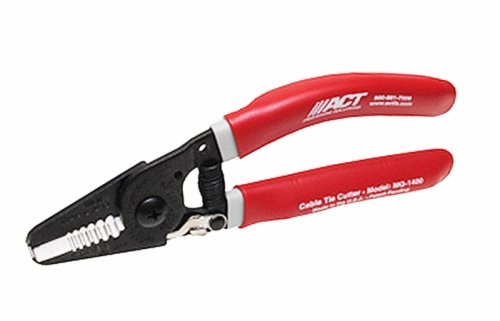CABLE TIE TOOL W/STRIPPER, RED
